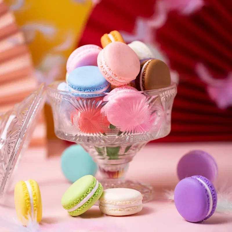 Photography Food - Simulasi kue Macaron Model makanan penutup
