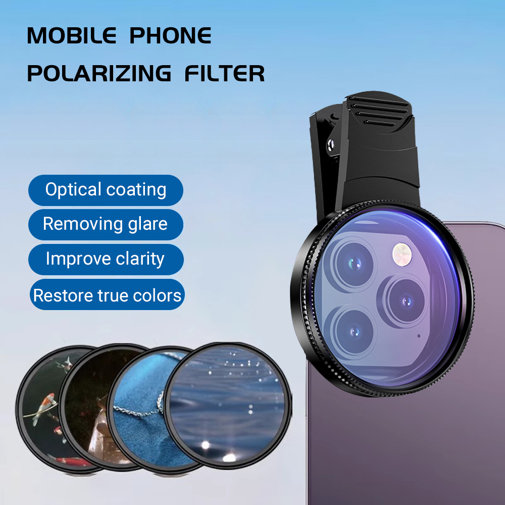 Photography With Mobile - Lensa Ponsel 52MM Universal Polarizer Kamera