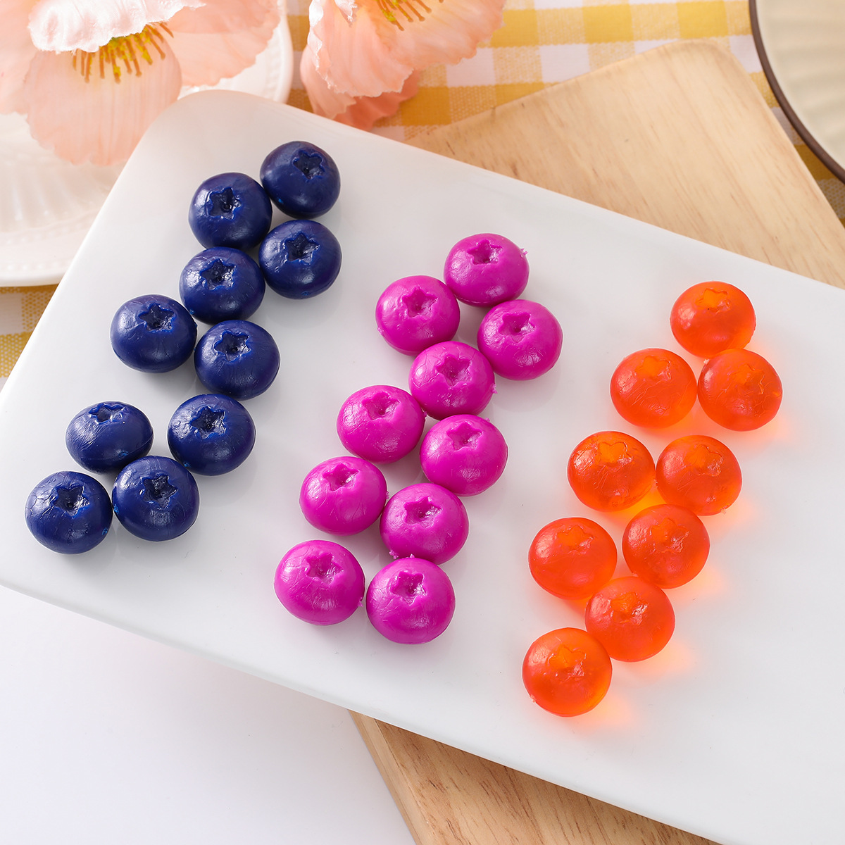 Photography Food - Silikon Simulasi Blueberry Busa Hidup Model