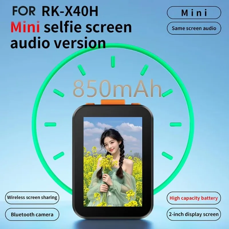 Photography With Mobile - Monitor Mini Selfie Vlog RK-X40H dengan
