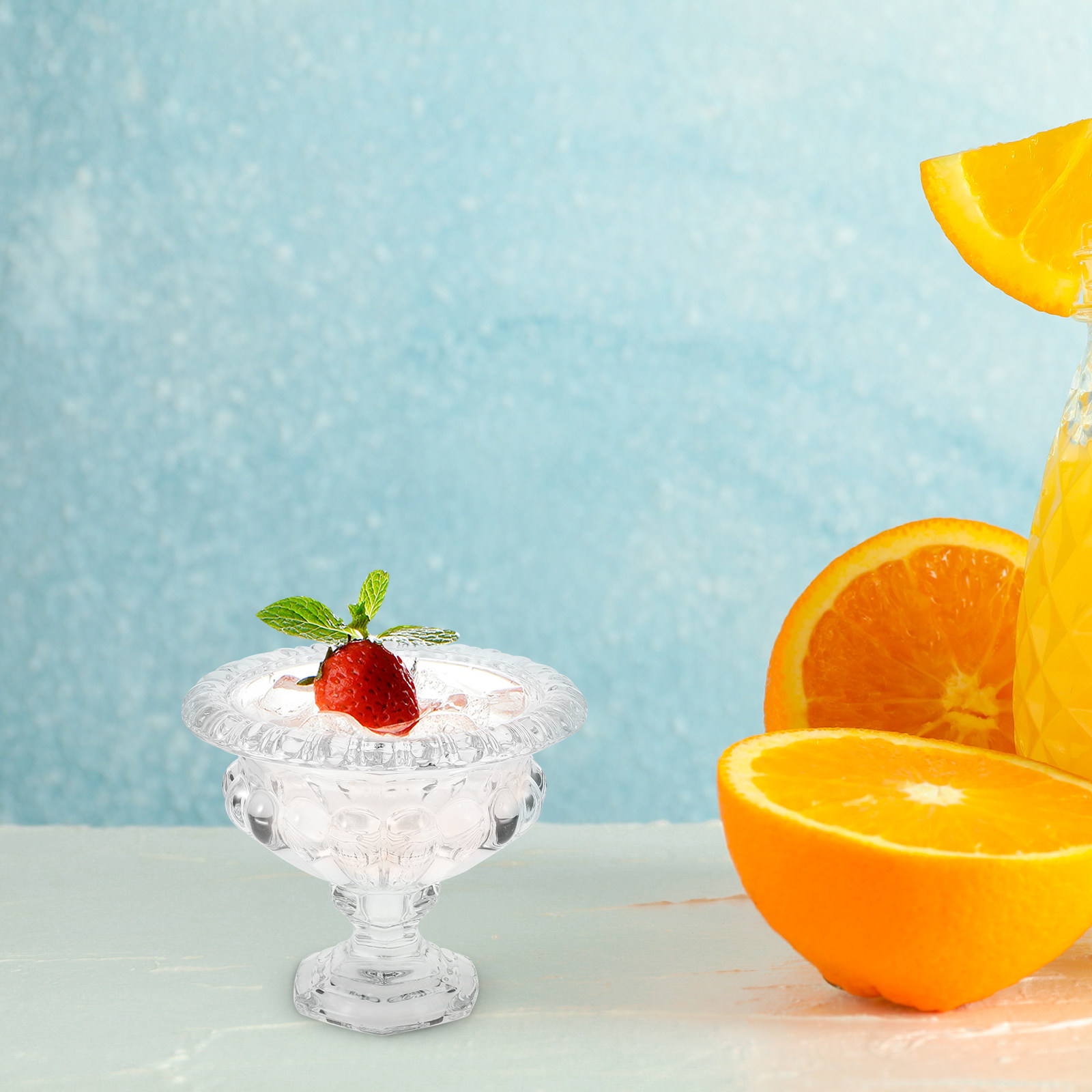 Photography Food - Mangkuk Es Krim Kaca Eropa yang