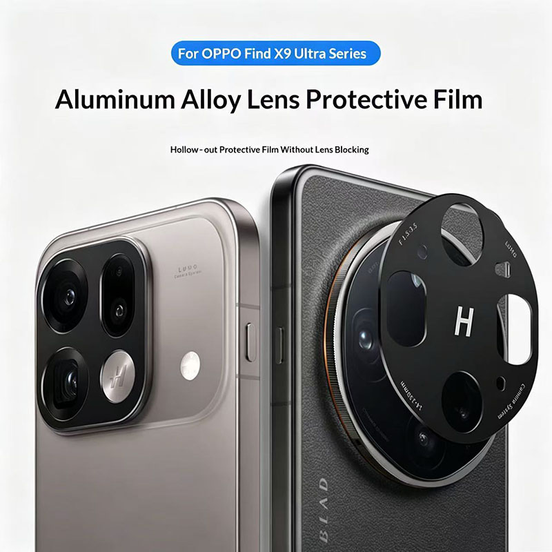 Photography Kit Oppo Find X9 Pro - Kaca Lensa Kamera Belakang Logam Aluminium