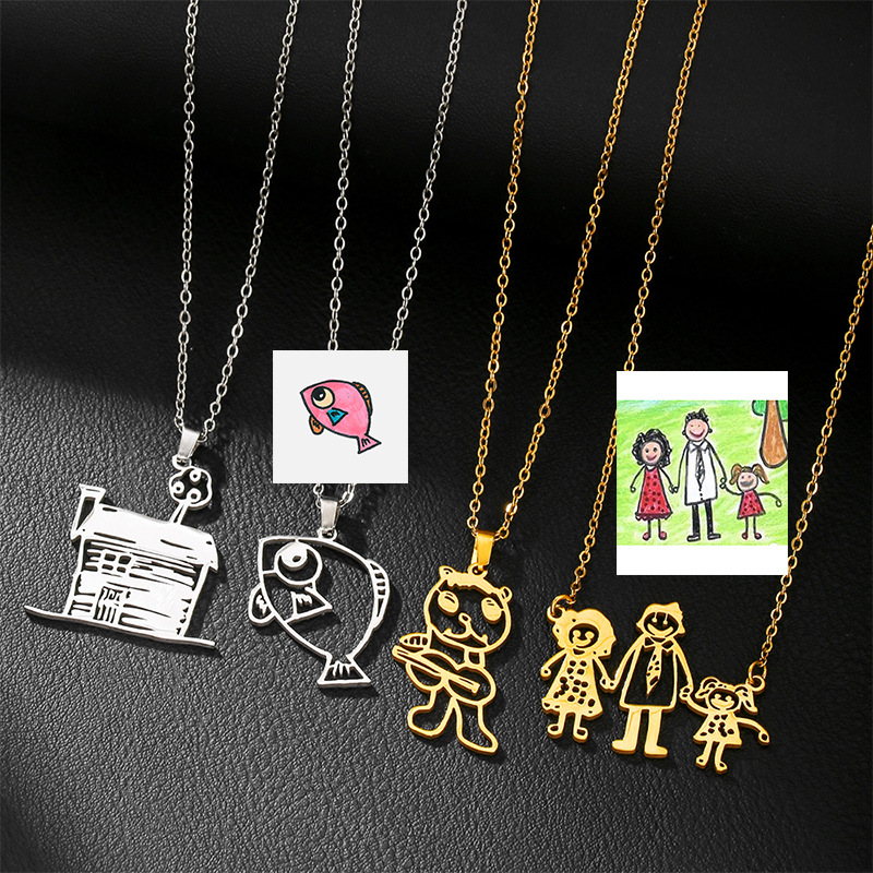Photography Logo - Kalung Liontin Gambar Gambaran Anak dengan