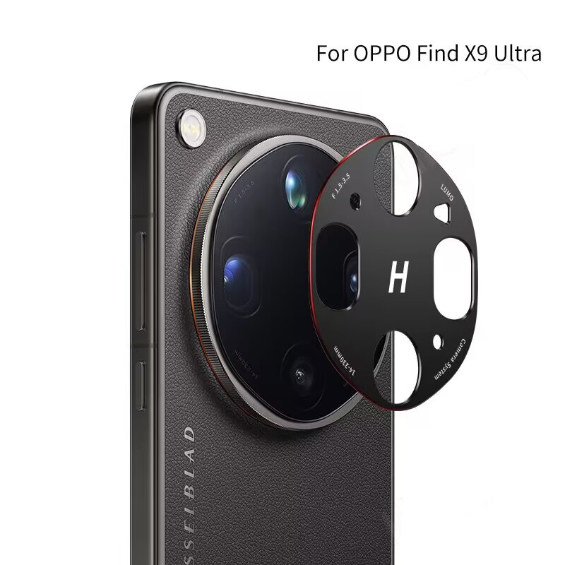 Photography Kit Oppo Find X9 Pro - Stiker Pelindung Bezel Kamera Logam Untuk