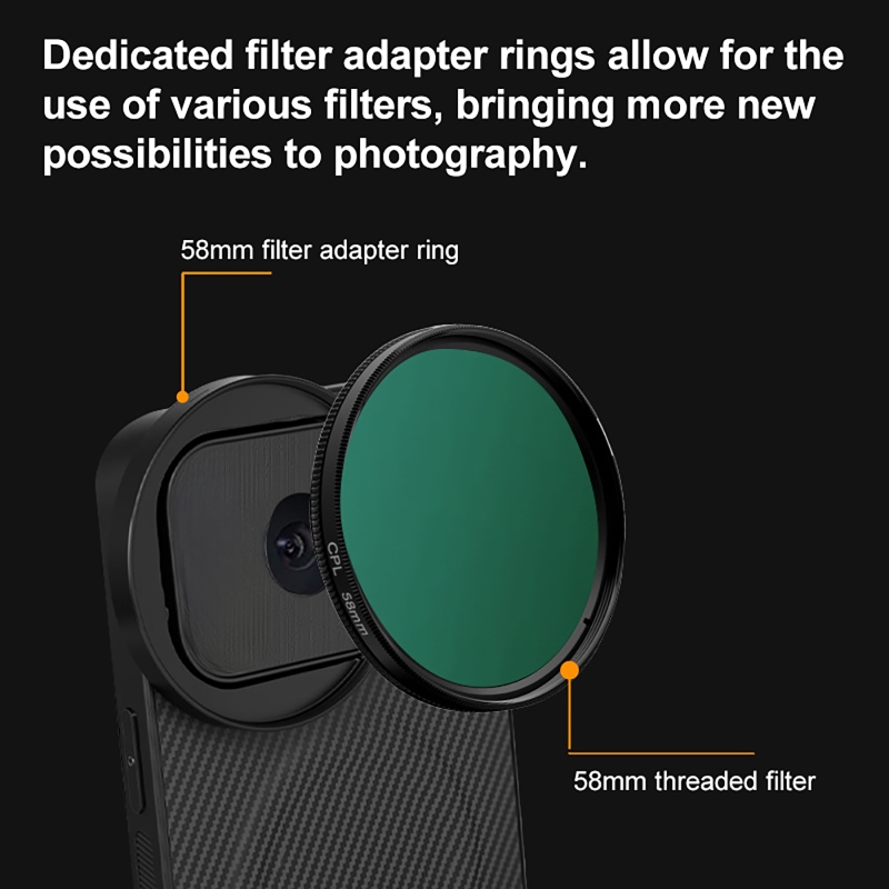 Kit Filter Lensa 4 in 1 58mm u - Photography With Mobile ulasan dan harga