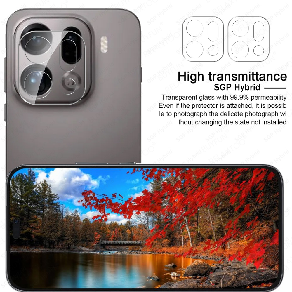 2 Buah Pelindung Kaca Kamera 3 - Photography Kit Oppo Find X9 Pro ulasan dan harga