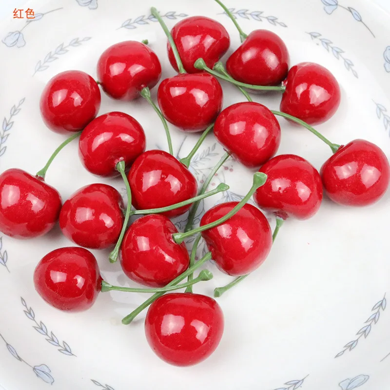 30 buah simulasi ceri palsu or - Photography Food ulasan dan harga