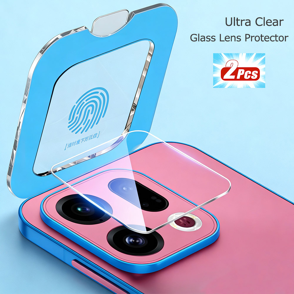 2 Buah Lensa Kaca Tempered unt - Photography Kit Oppo Find X9 Pro ulasan dan harga