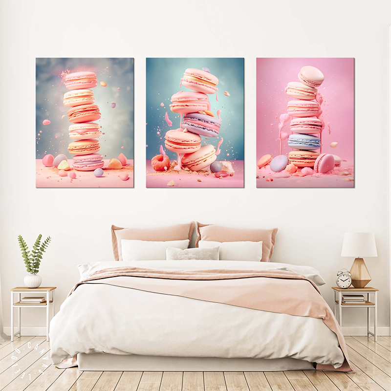 Poster dan Cetakan Macaron Es  - Photography Food ulasan dan harga
