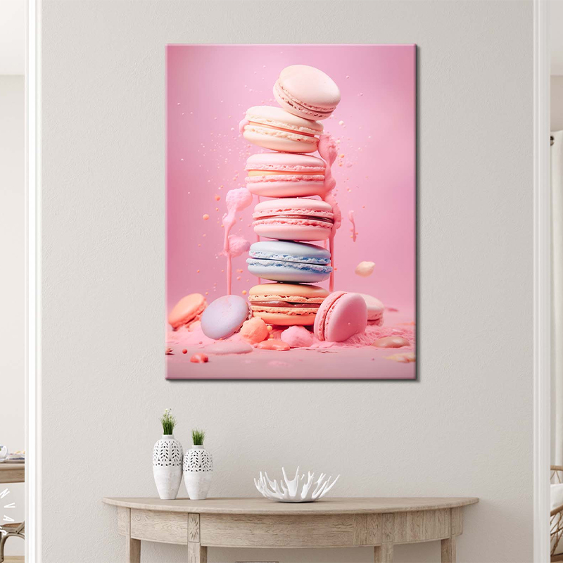 Poster dan Cetakan Macaron Es  - Photography Food ulasan dan harga
