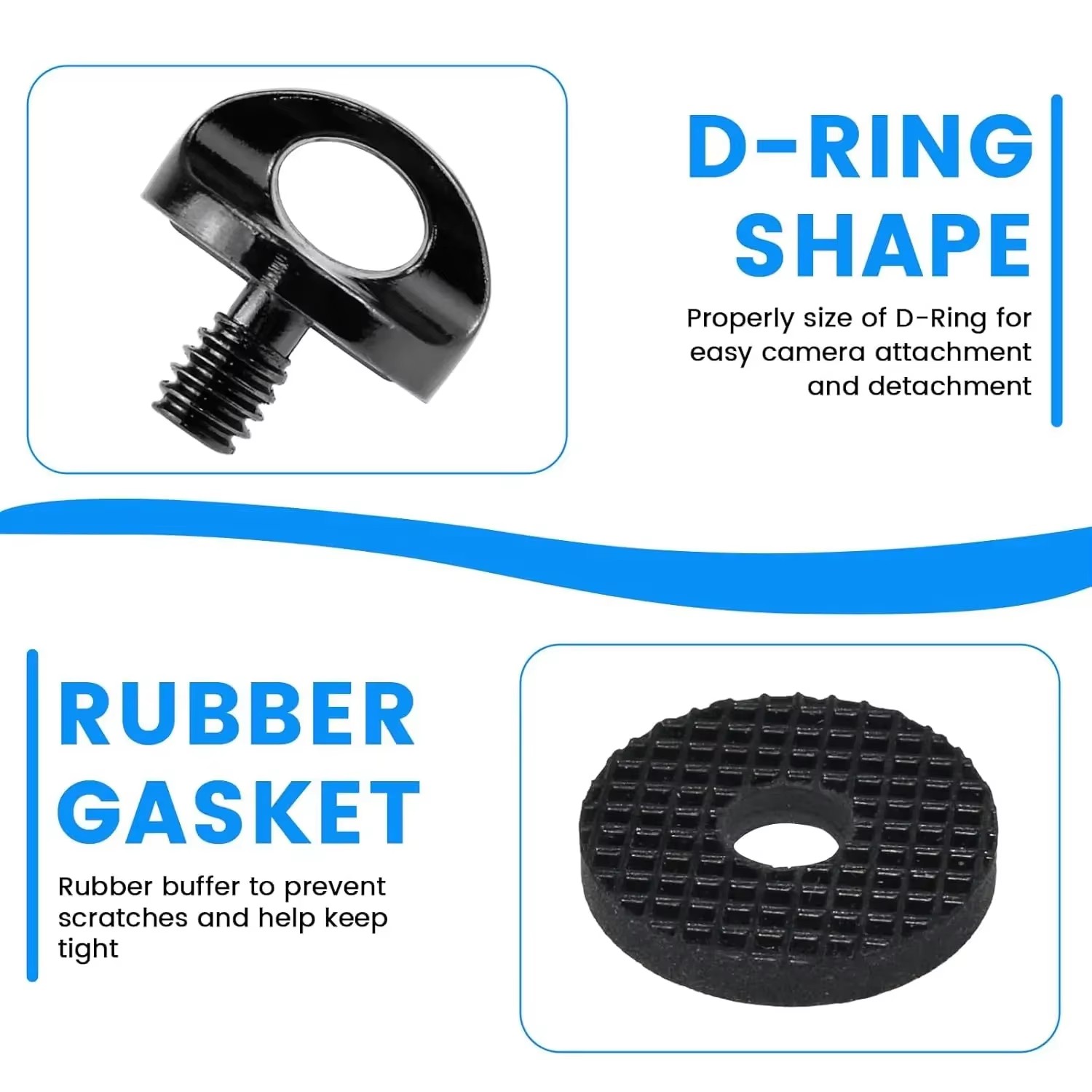 1-6 Buah Sekrup Kamera Univers - Camera Wrist Strap ulasan dan harga