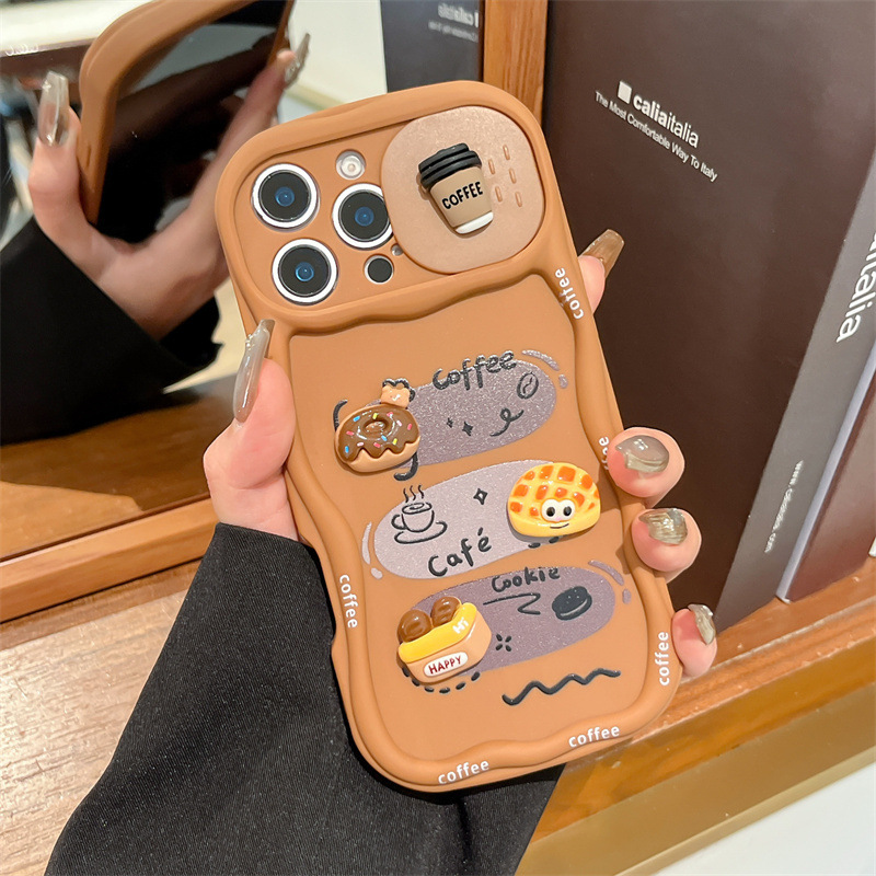 Casing HP 3D Kartun Roti denga - Camera Wrist Strap ulasan dan harga